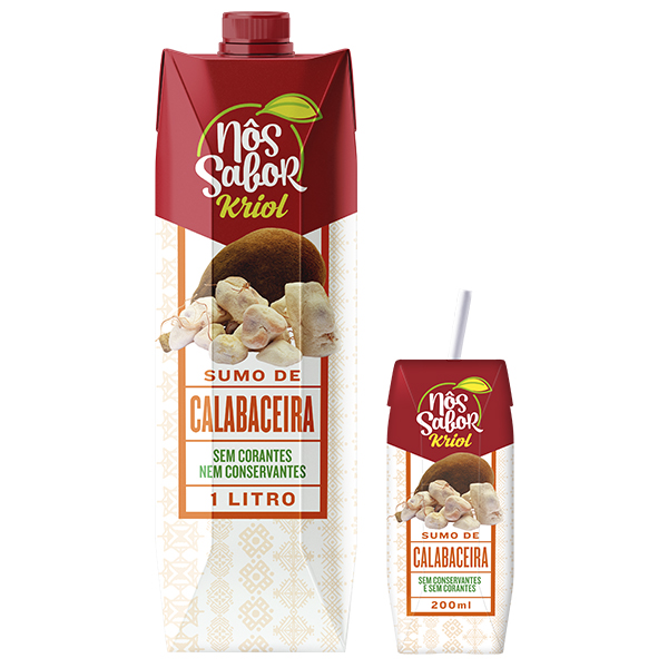 NOS SABOR Kriol Baobab (Calabaceira) Juice — 1L and 200ml cartons